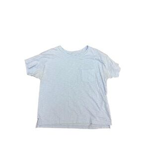 Vineyard Vines T-shirt Womens Size M Light Blue Pocket TeeLogo Casual Comfort